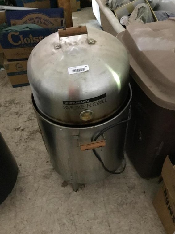 Brinkman smoking grill stainless steel