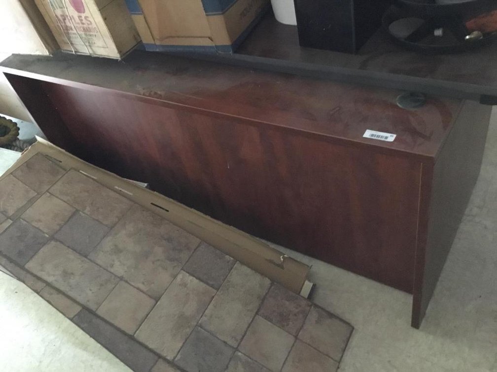 Wooden desk