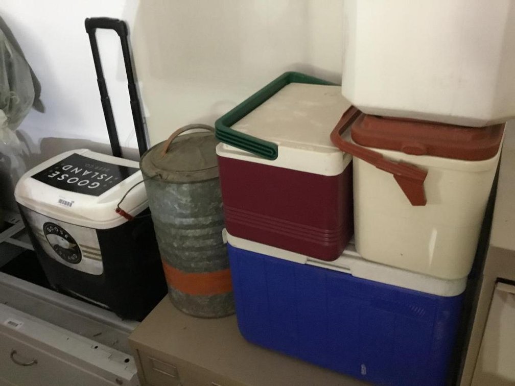 Lot of coolers