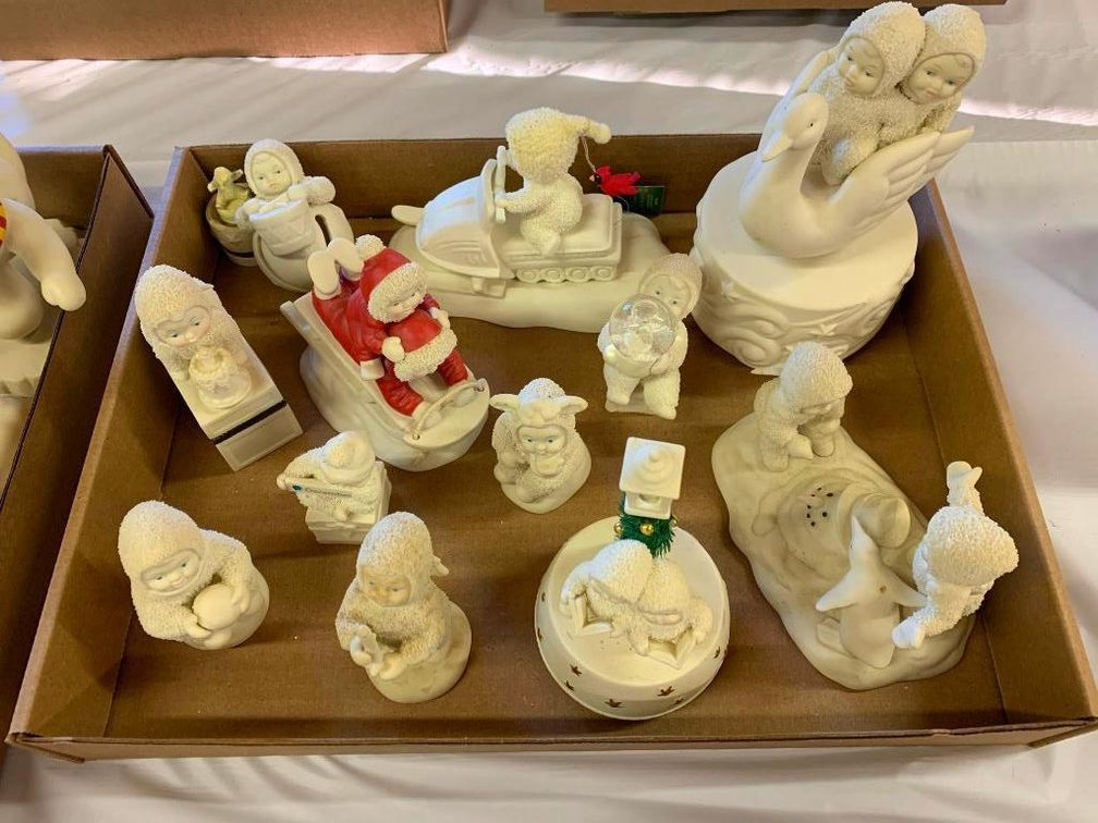 Collection of Snow Baby figurines
