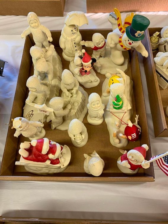 Collection of Snow Baby figurines
