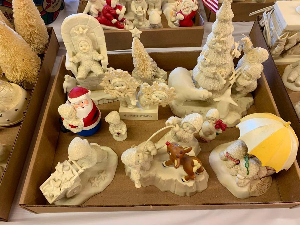 Collection of Snow Baby figurines