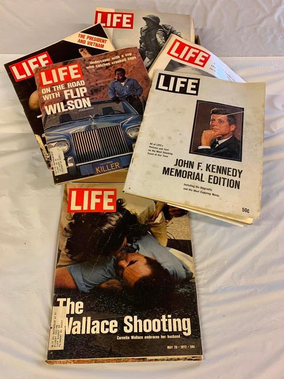 Collection of Life magazines (1970's) & vintage McCall's magazines (1931 & 1932)