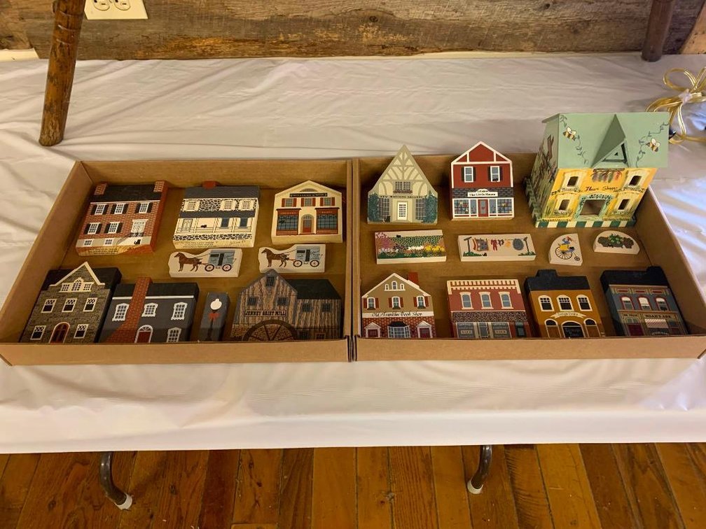 Collection of "The Cat's Meow" village pieces