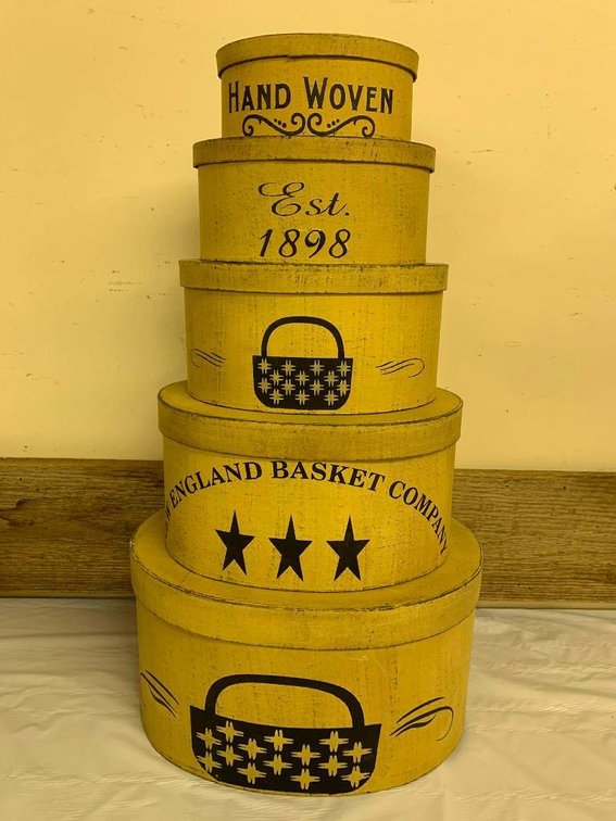 Group of decorative nesting boxes