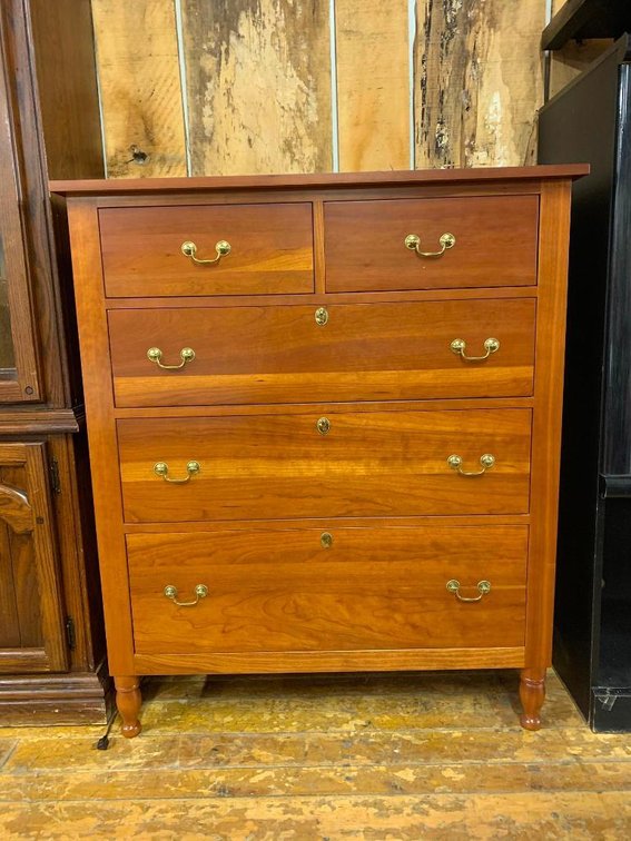 Seely cherry chest of drawers