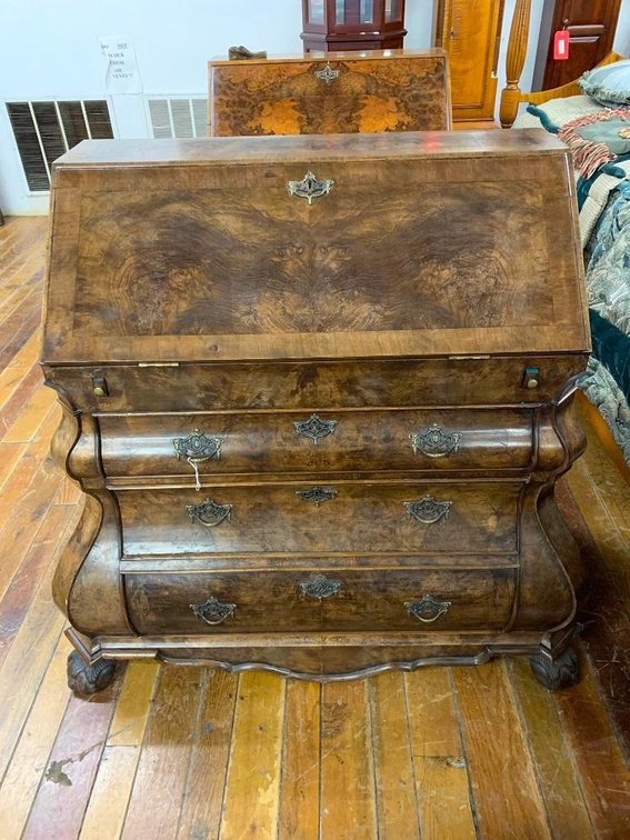 Antique secretary unit w/ keys