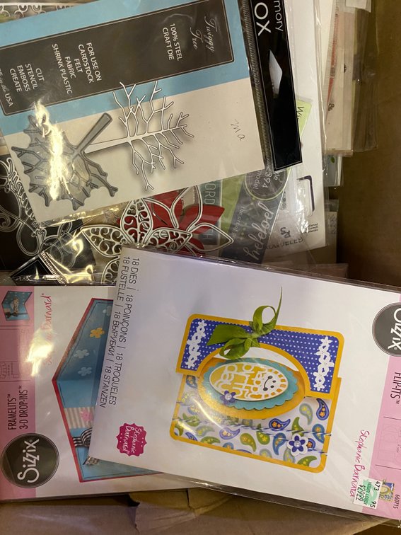 Memory box and Sizzix dies