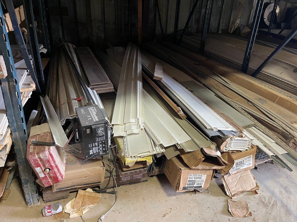 Assortment of siding 