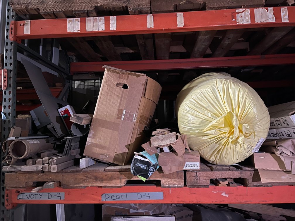 Assortment of materials