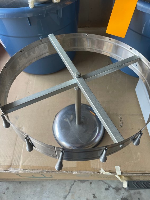 Spinning receipt holder