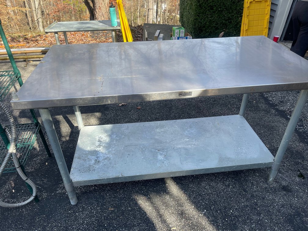 Steel table