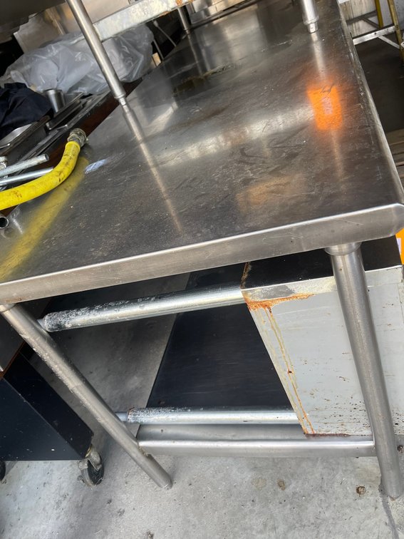 Steel table