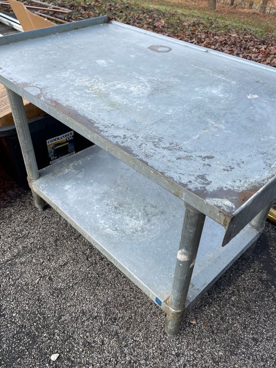 Steel table