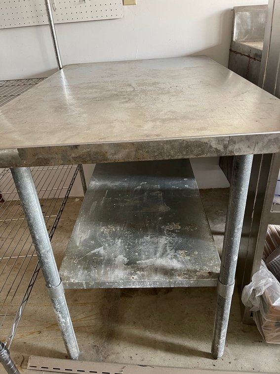 Steel table
