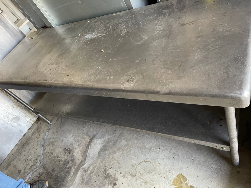 Steel table
