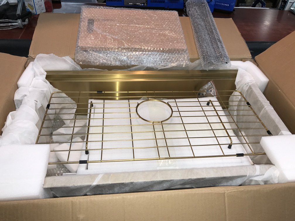 32" Gold Undermount Kitchen Sink