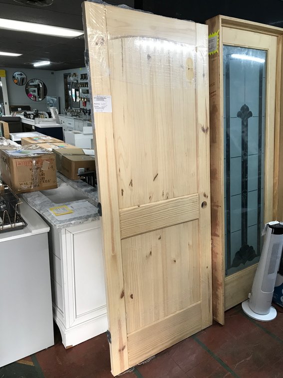 Pre-hung pine LH door