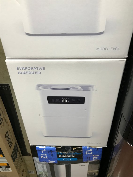 Evaporative humidifier model EVO4