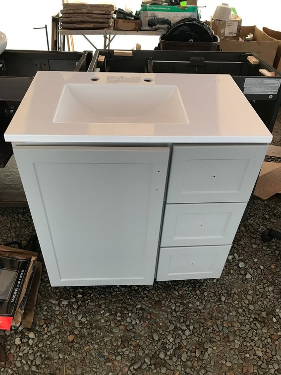 30" Vanity and base