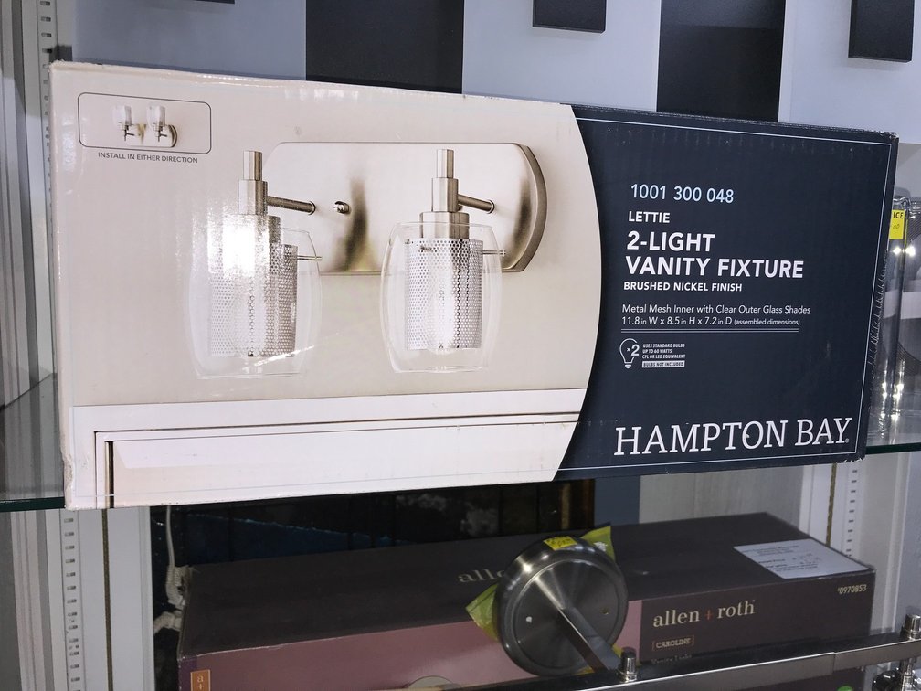 2-Light vanity fixture