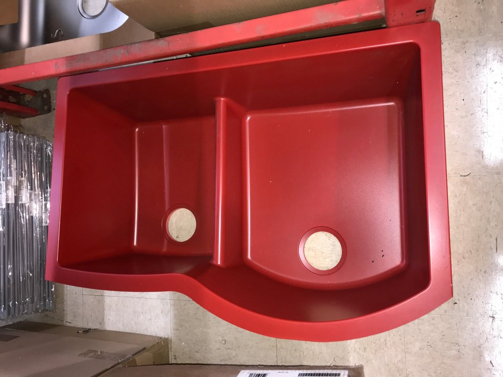Elkay quartz 60/40 offset sink