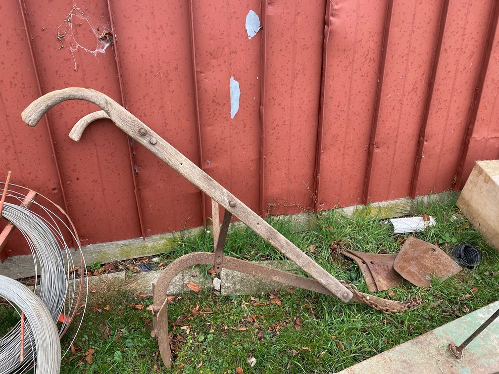  Antique Plow with Blades