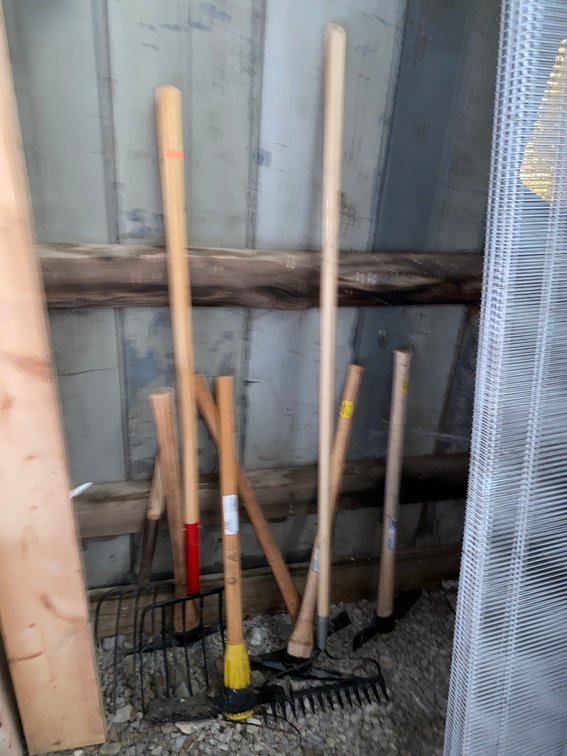 Tools, Pitch Fork, Rake, Pick Ax, Etc.