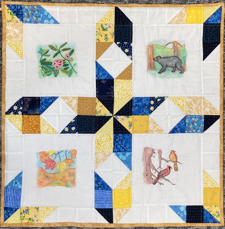 Quilt: West Virginia Star