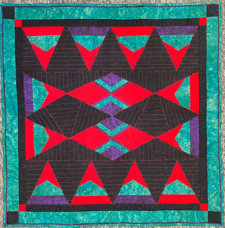 Quilt: Wild Triangles