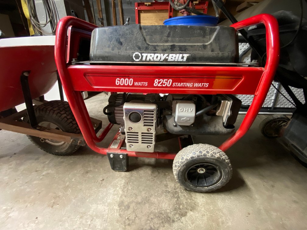 Troy-Bilt 6000-watt generator