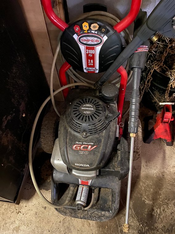 Simpson pressure washer