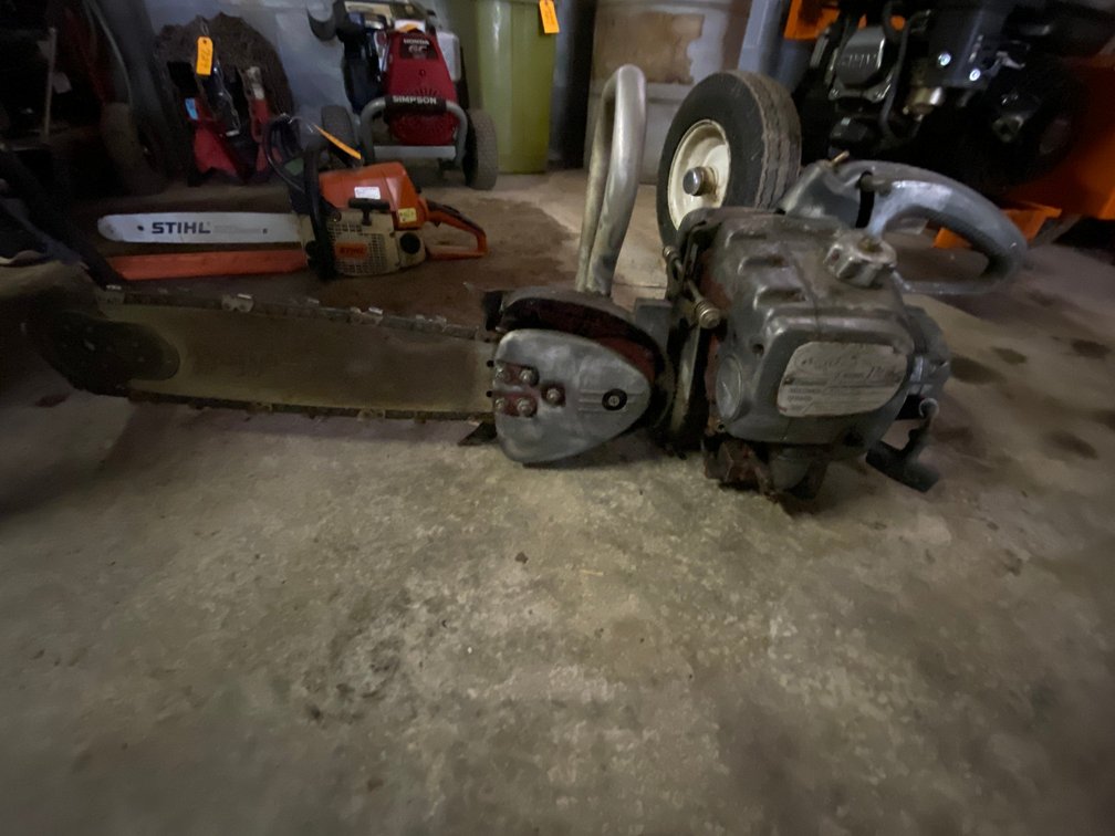 Old chainsaw
