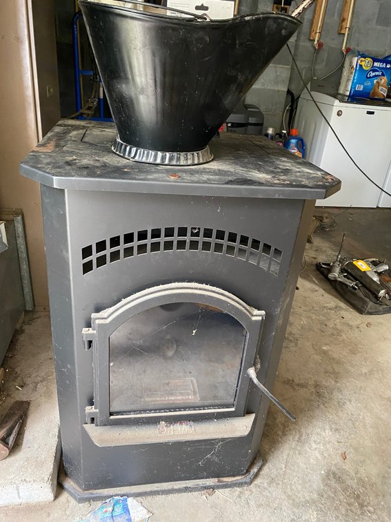 New pellet stove
