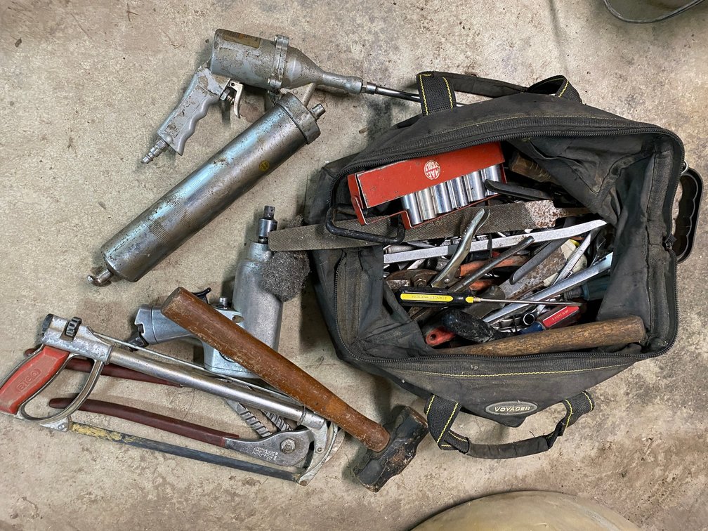 Bag w/ assorted tools