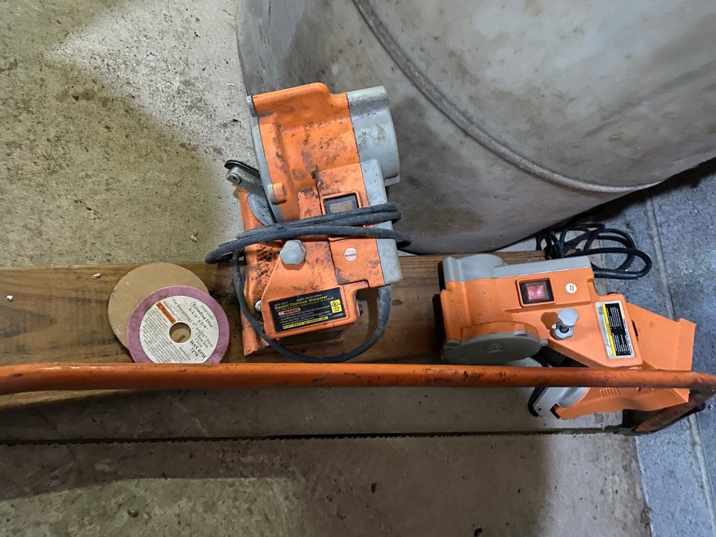 2 Chicago chainsaw sharpeners