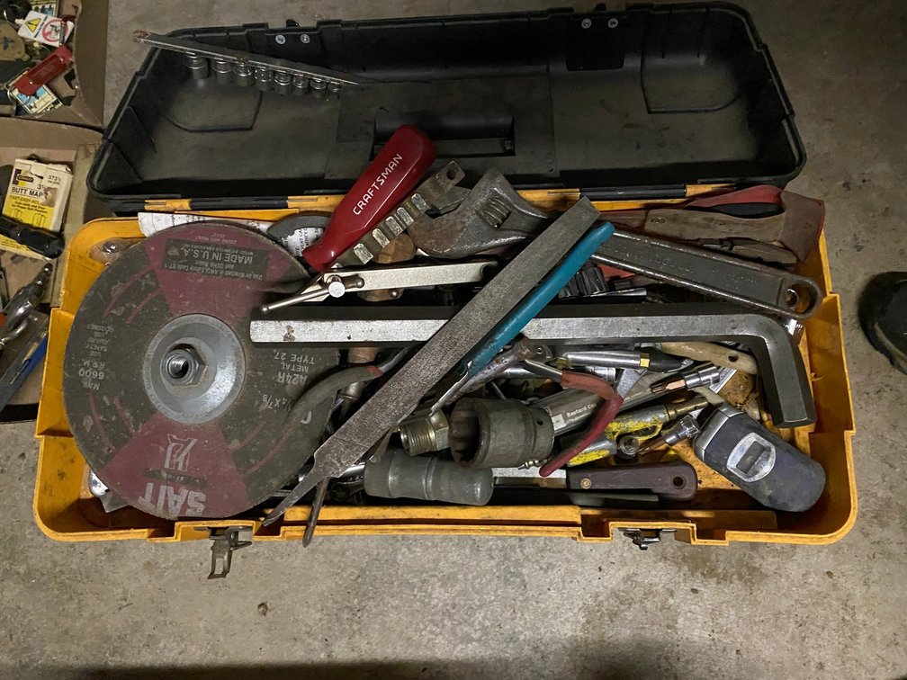 Tool box w/ assorted tools