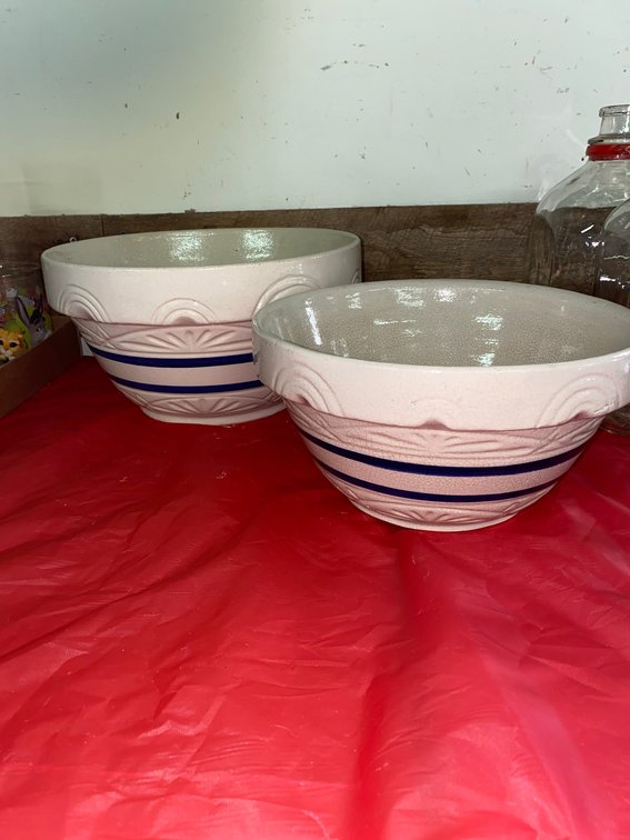12" and 10" Bowl by Roseville Ohio