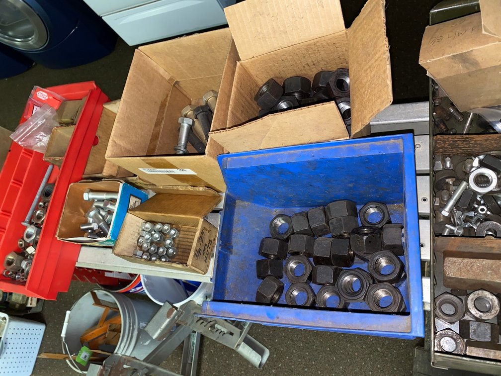 Assortment of hardware