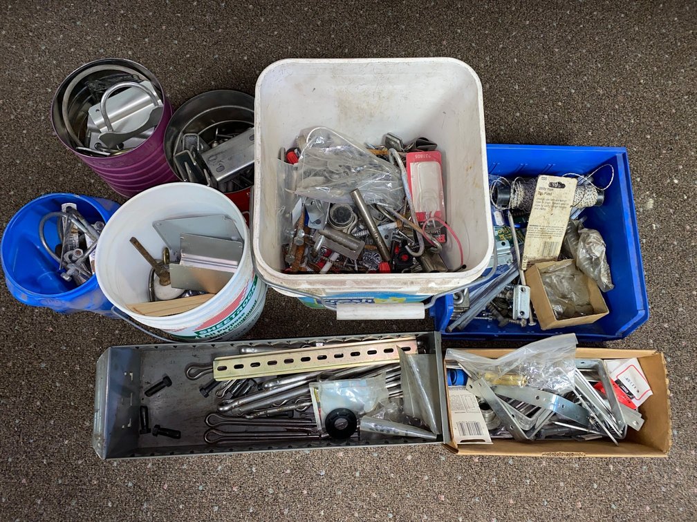 Assortment of hardware