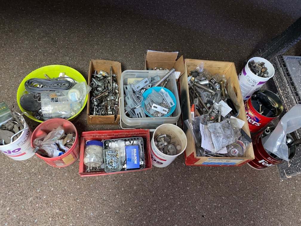 Assortment of hardware