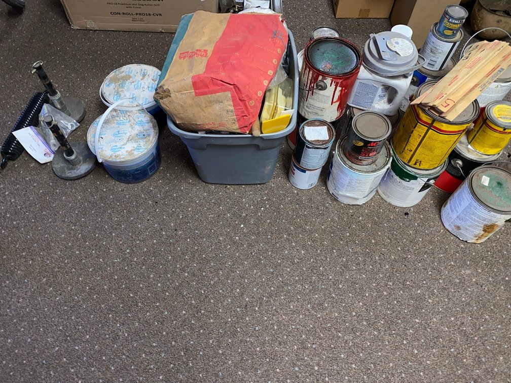 Painting supplies, paints, stains and supplies