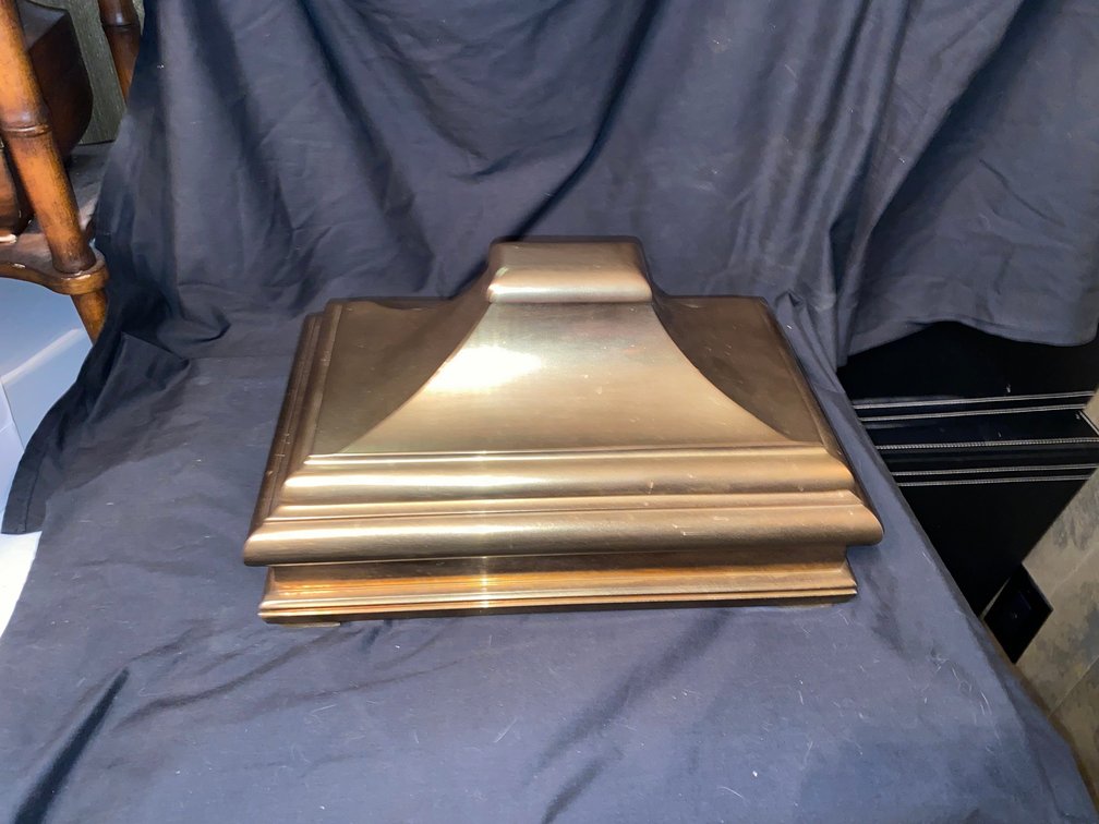 Brass dome-top box
