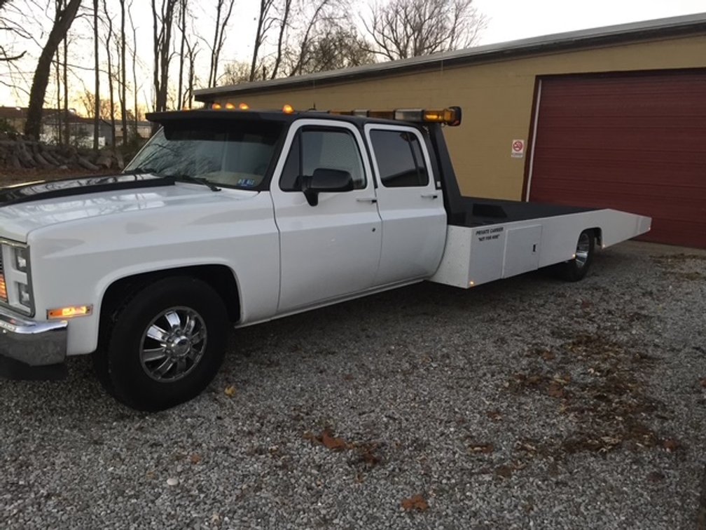 1986 Chevrolet 3500 Dually crew Cab Wedge back