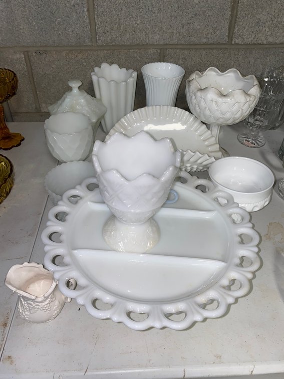 Milk glass