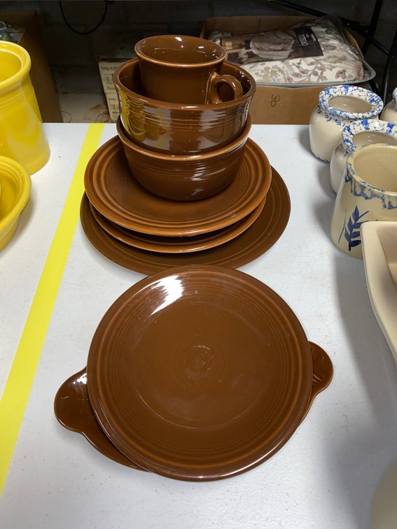 Brown Fiestaware