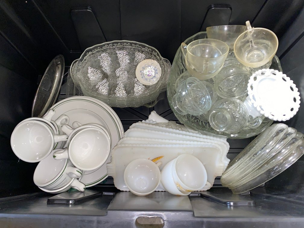 Misc. cups and serving trays
