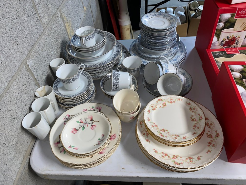 Pope Gosser China and Noritake dishes