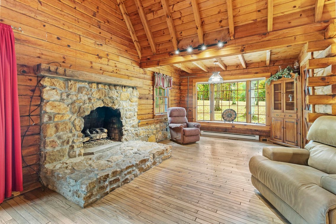Image for SOLD $341,000 - Beautiful Log Home on Over 6 Private Acres in Buckhannon