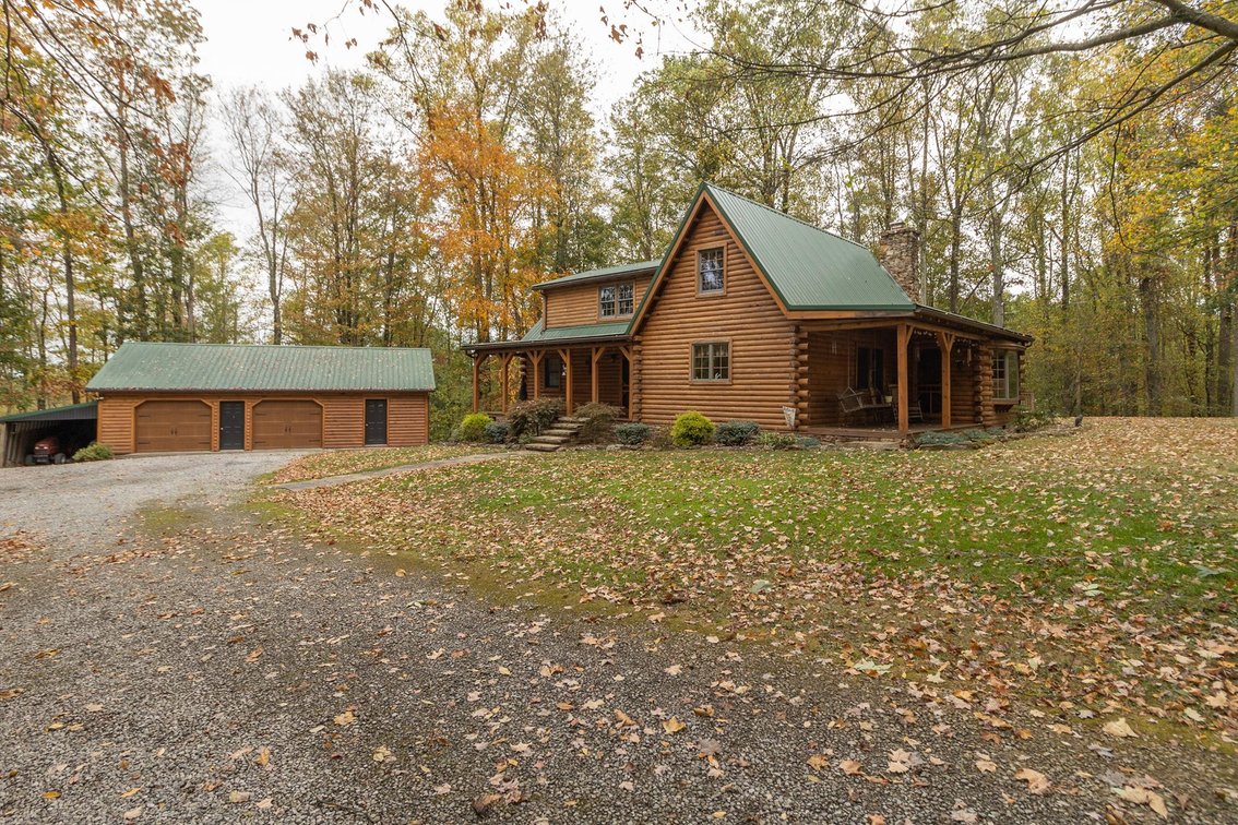 Image for SOLD $341,000 - Beautiful Log Home on Over 6 Private Acres in Buckhannon